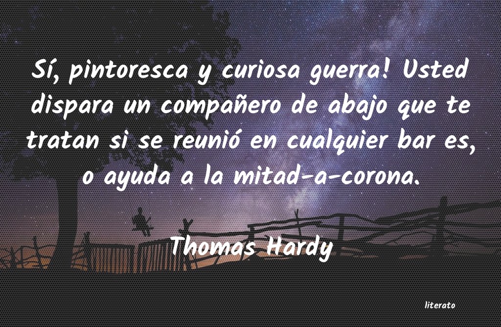 Frases de Thomas Hardy