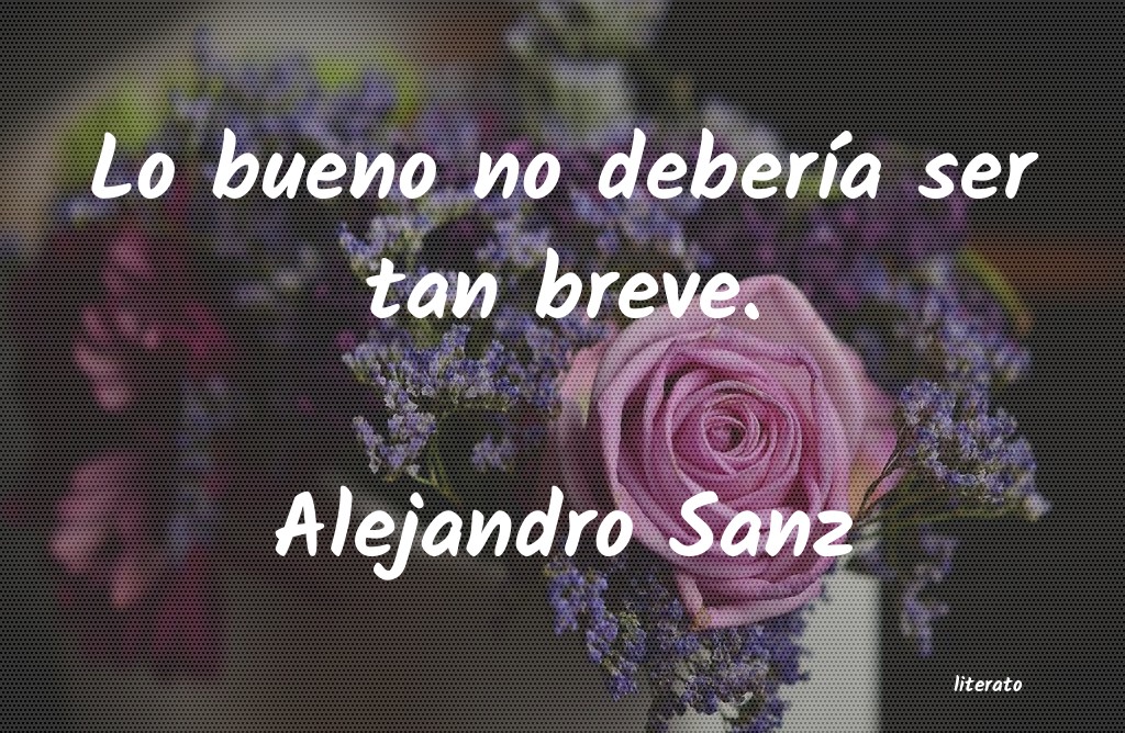 Frases de Alejandro Sanz