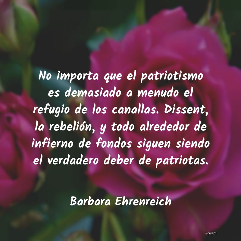 Frases de Barbara Ehrenreich