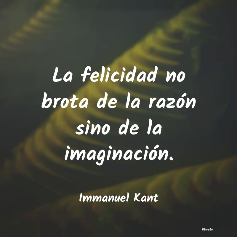 Frases de Immanuel Kant