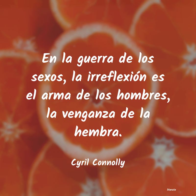 frases de Cyril Connolly