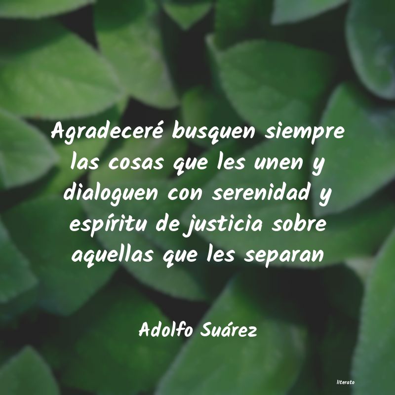 Frases de Adolfo Suárez