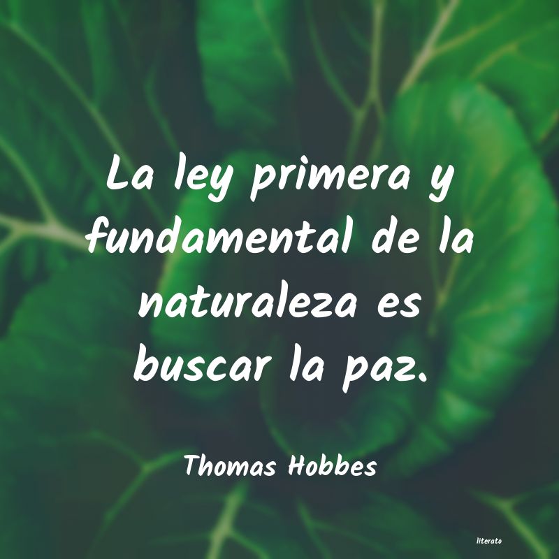 Frases de Thomas Hobbes