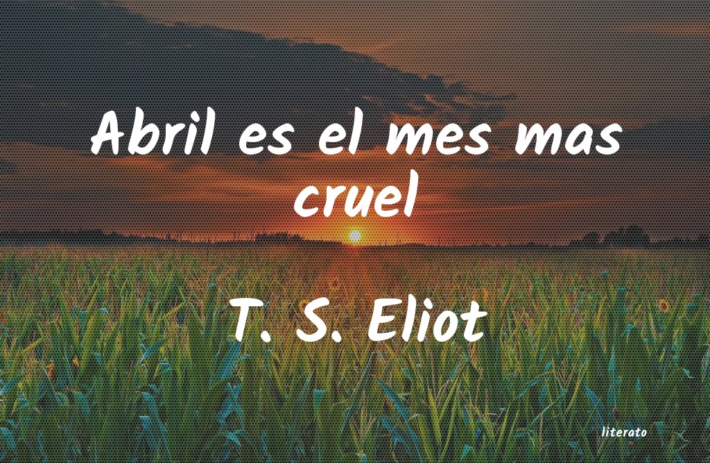 frases de T. S. Eliot