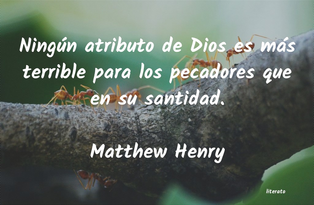 Frases de Matthew Henry