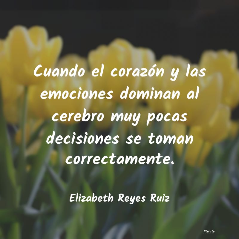 Frases de Elizabeth Reyes Ruiz