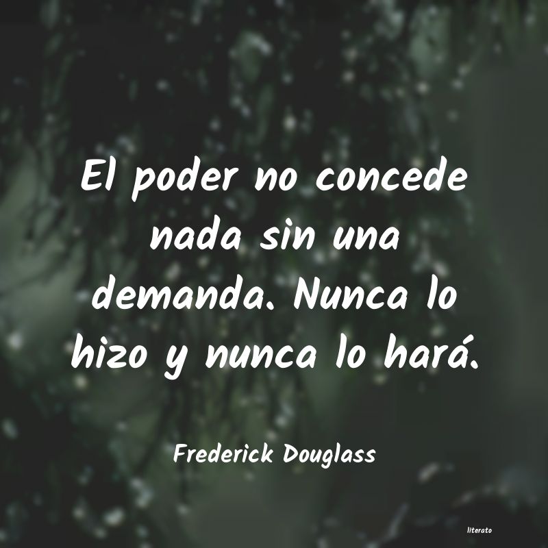frases de Frederick Douglass