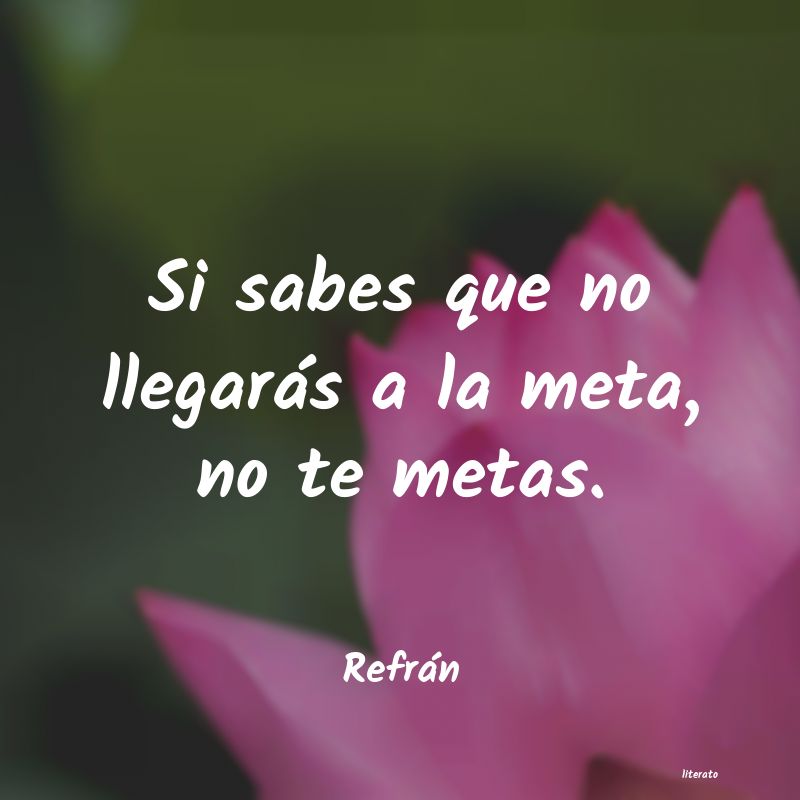 frases de Refrán