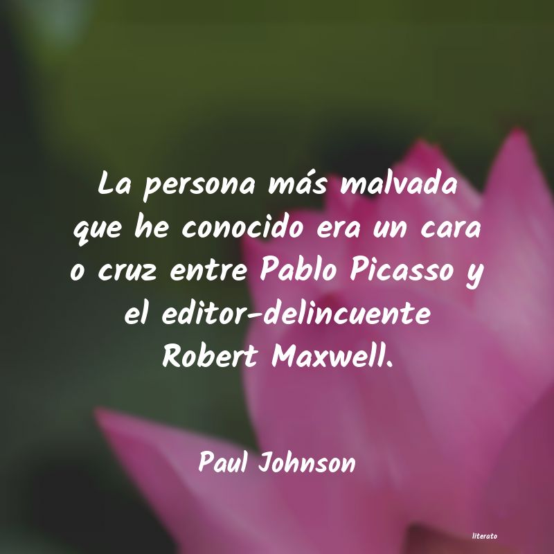 Frases de Paul Johnson