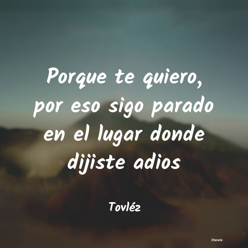 frases de Tovléz