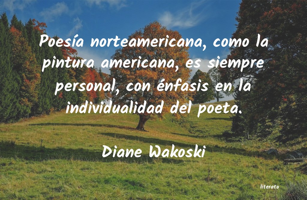 Frases de Diane Wakoski