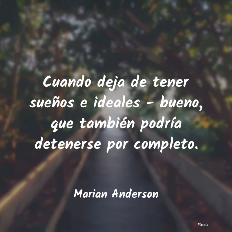 frases de Marian Anderson