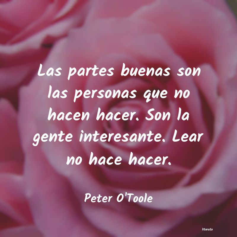 frases de Peter O'Toole