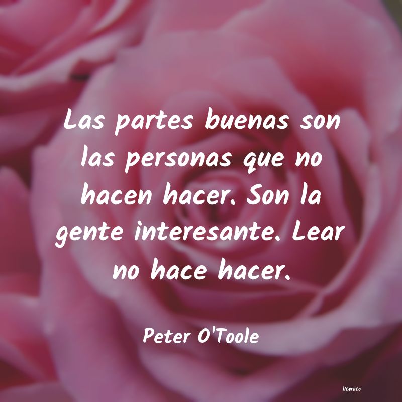 Frases de Peter O'Toole