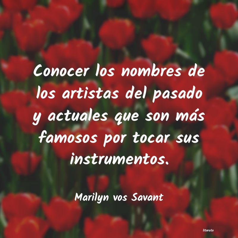 frases de Marilyn vos Savant