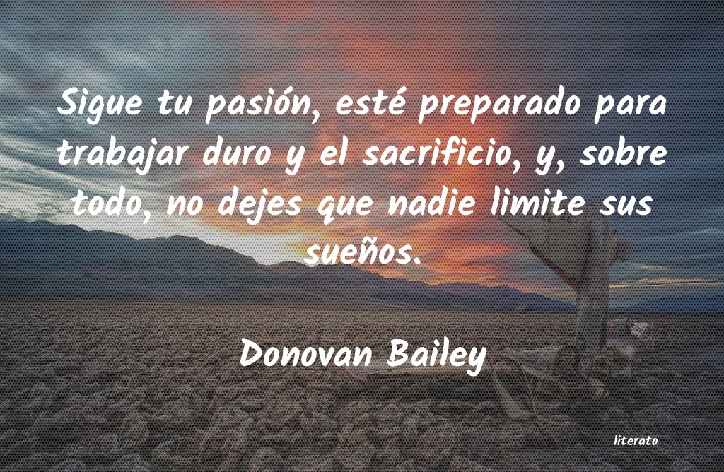 frases de Donovan Bailey