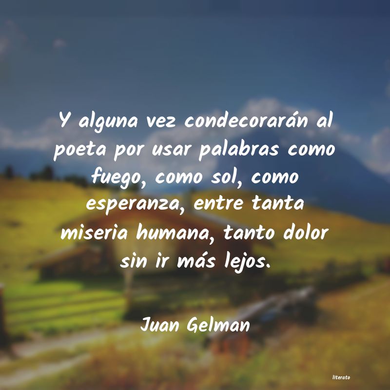 Frases de Juan Gelman