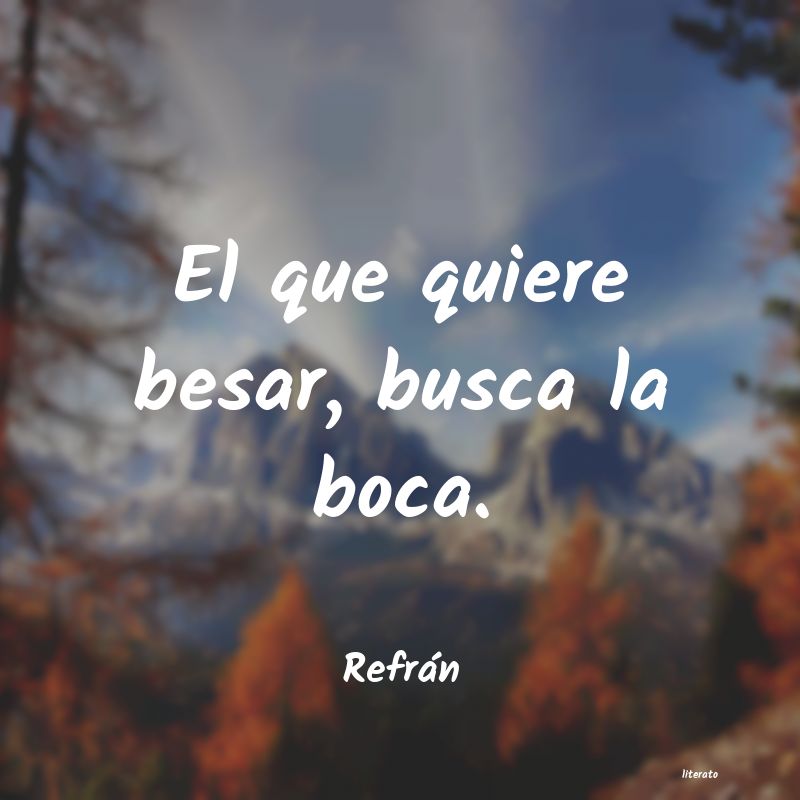 Frases de Refrán