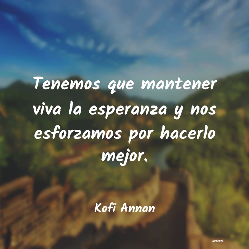 desarrollo humano kofi annan