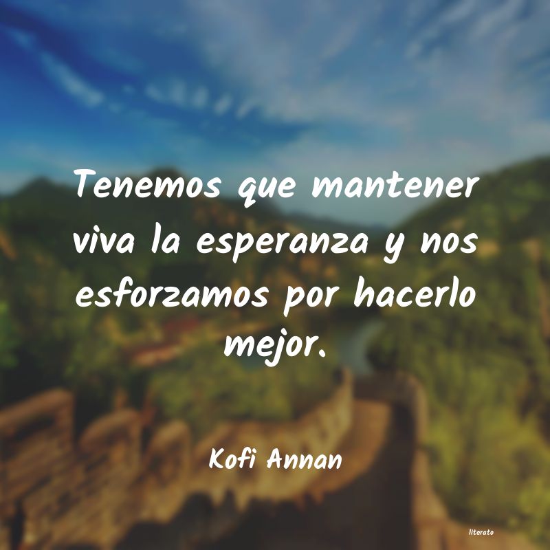 Frases de Kofi Annan