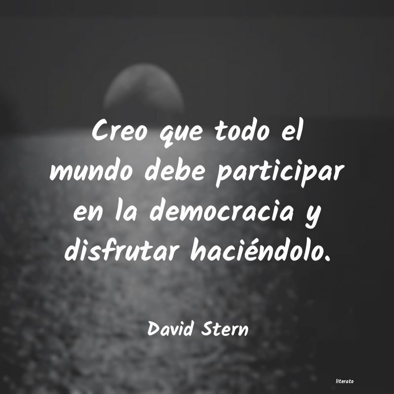 Frases de David Stern