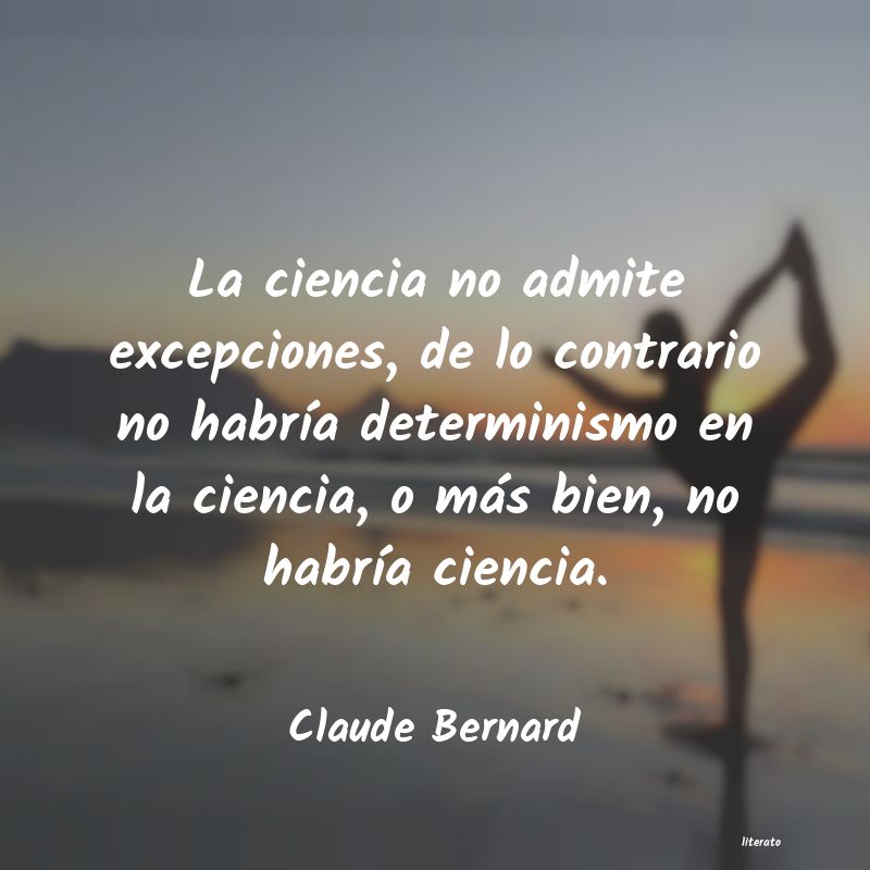 Frases de Claude Bernard