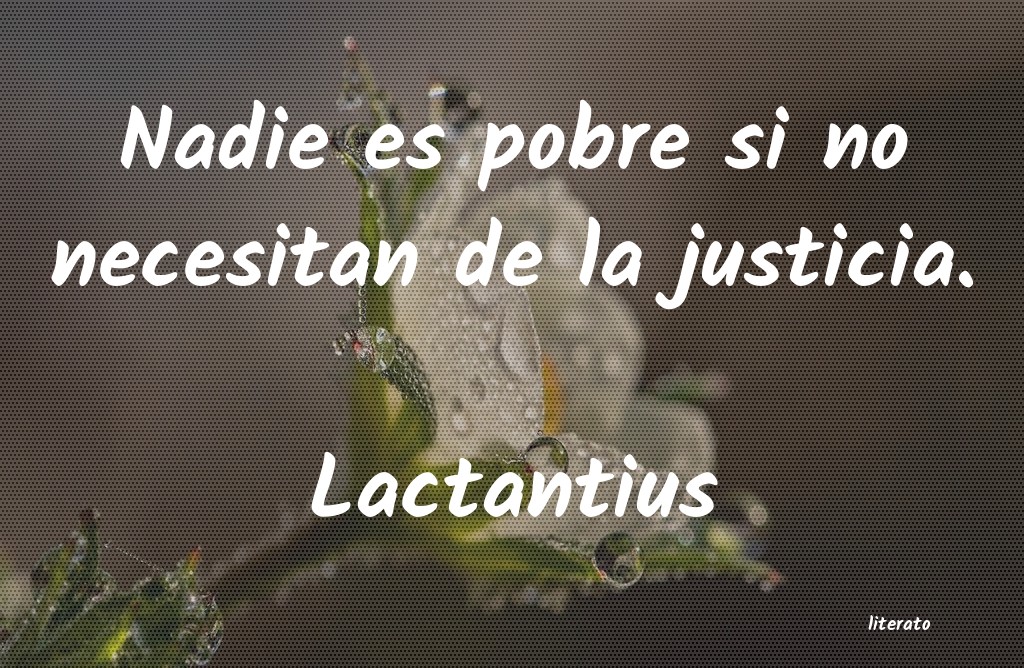 frases de Lactantius