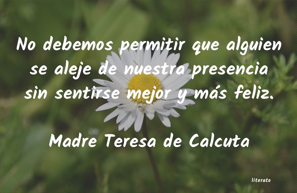 Frases de Madre Teresa de Calcuta