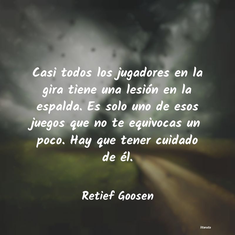 frases de Retief Goosen