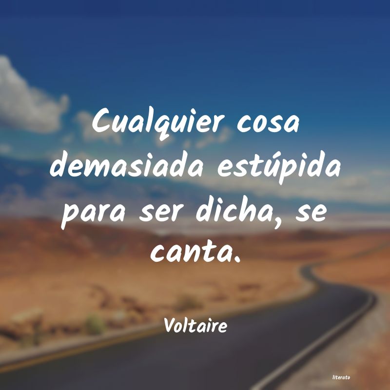 frases de Voltaire