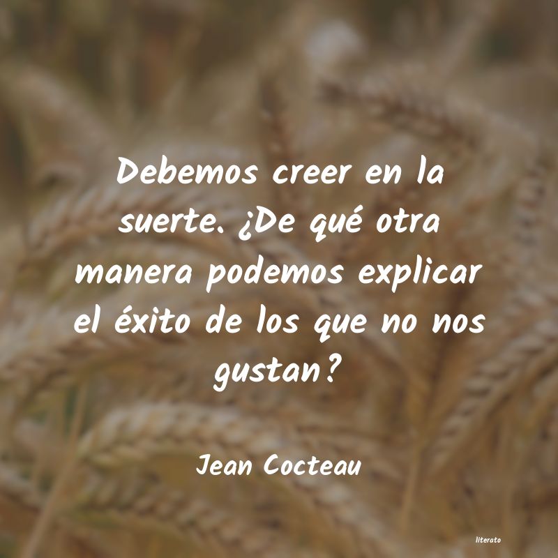 frases de Jean Cocteau