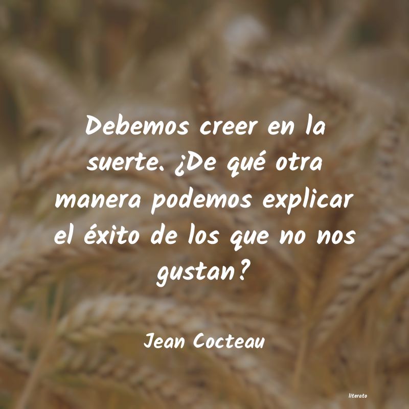 Frases de Jean Cocteau