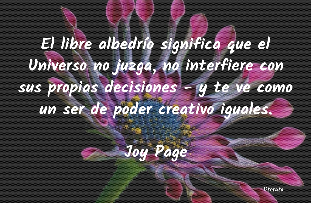 Frases de Joy Page