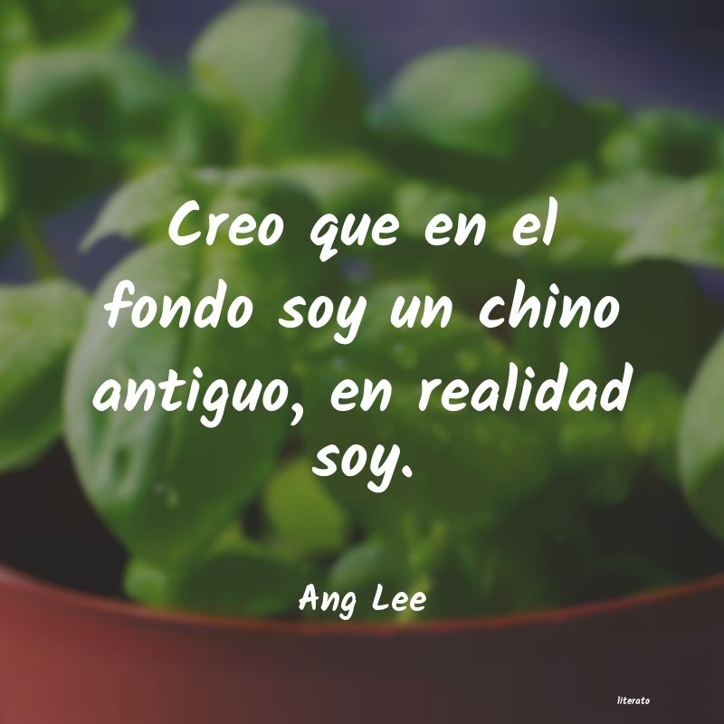 frases de Ang Lee