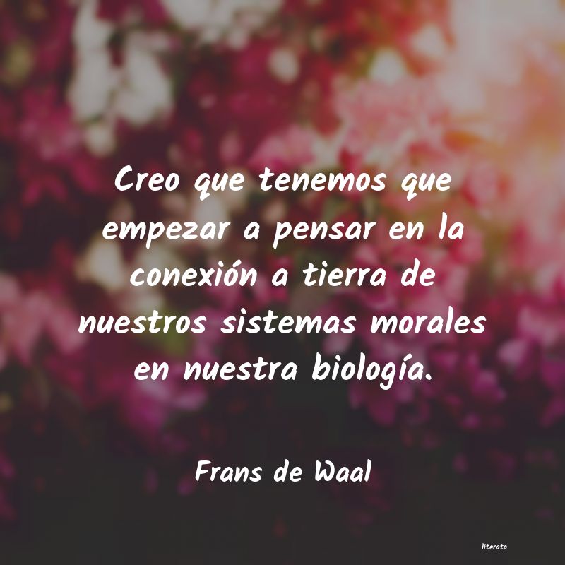 Frases de Frans de Waal