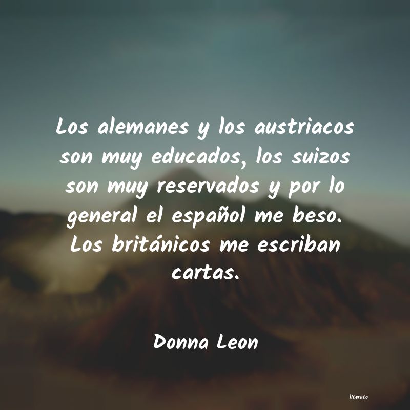 Frases de Donna Leon