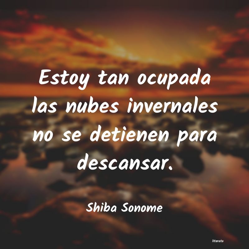 frases de Shiba Sonome