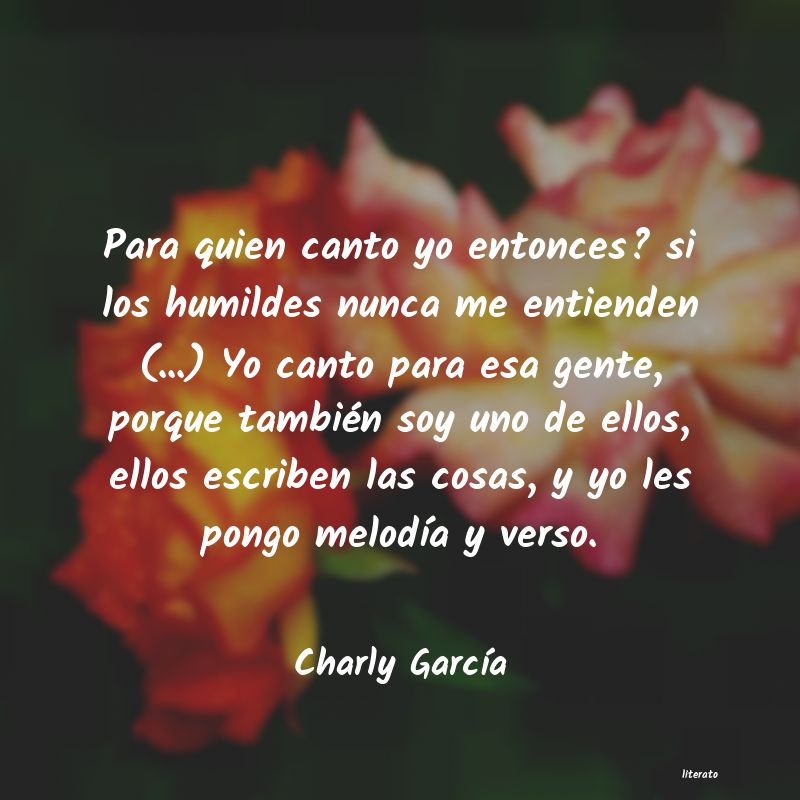 frases de Charly GarcÃ­a