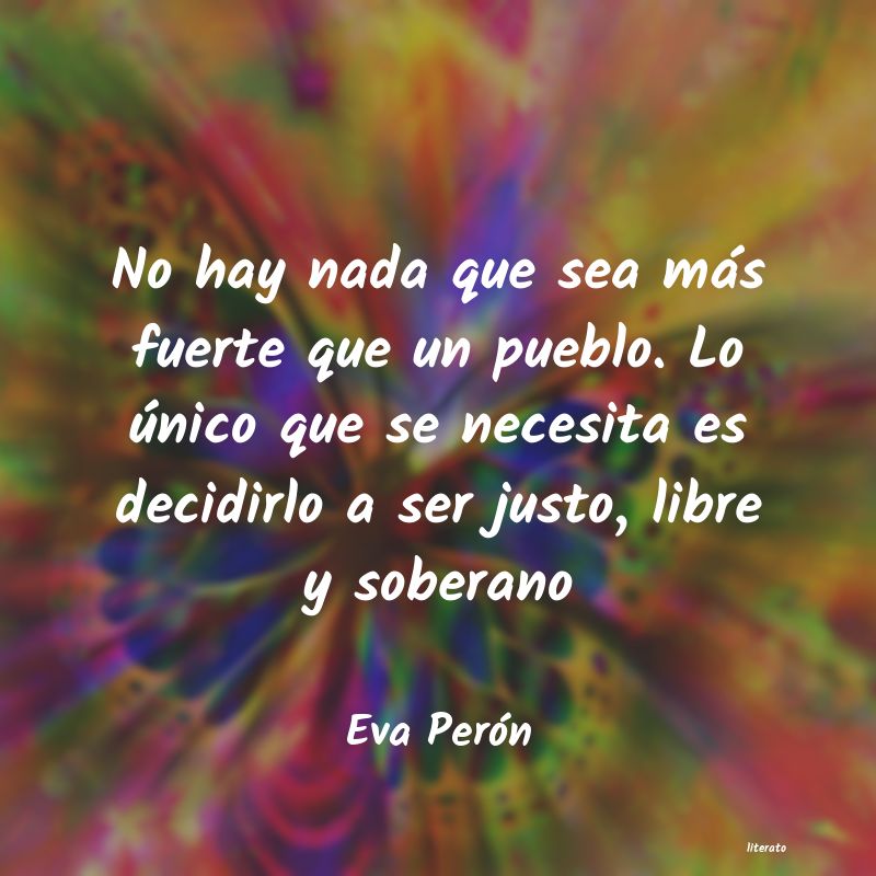 frases de Eva Perón
