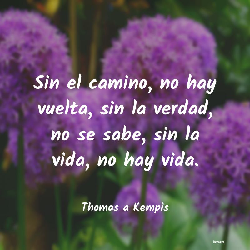 Frases de Thomas a Kempis