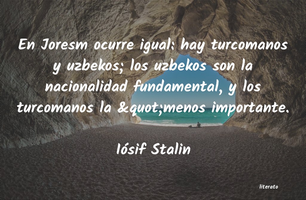 Frases de Iósif Stalin