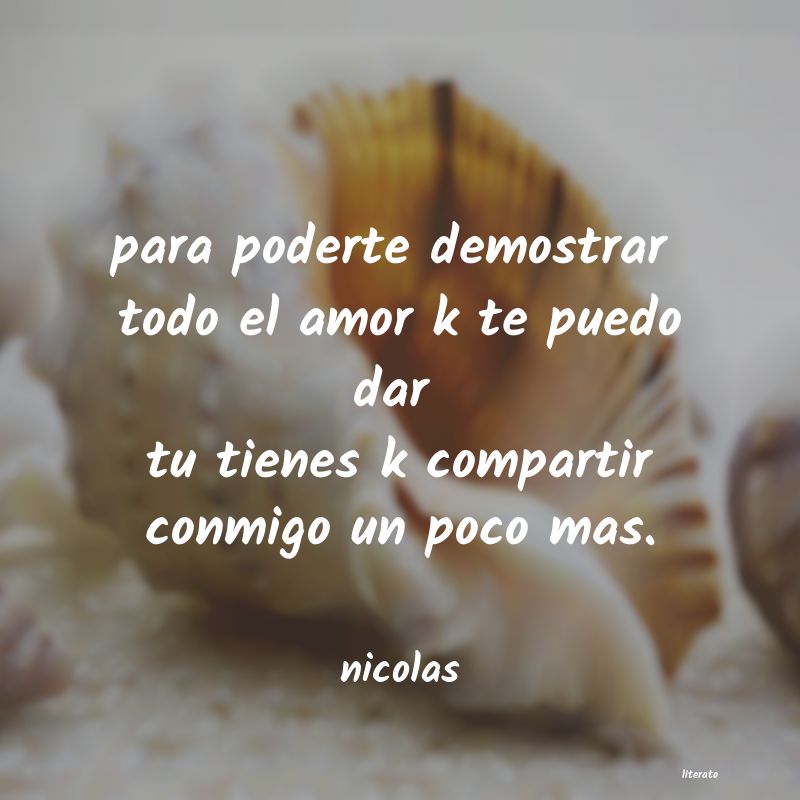 Frases de nicolas