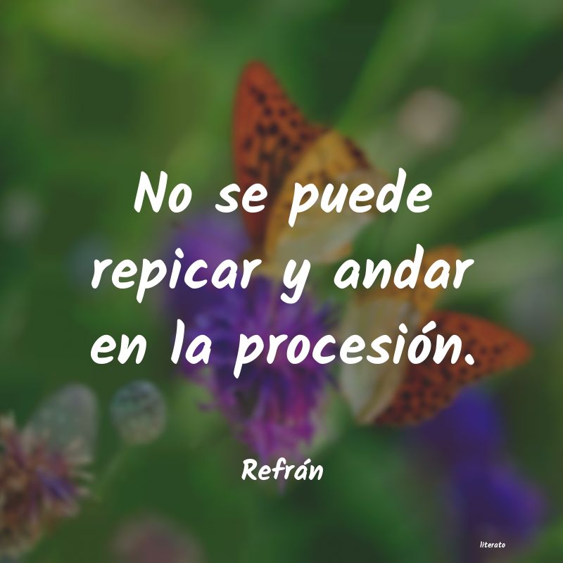 Frases de Refrán