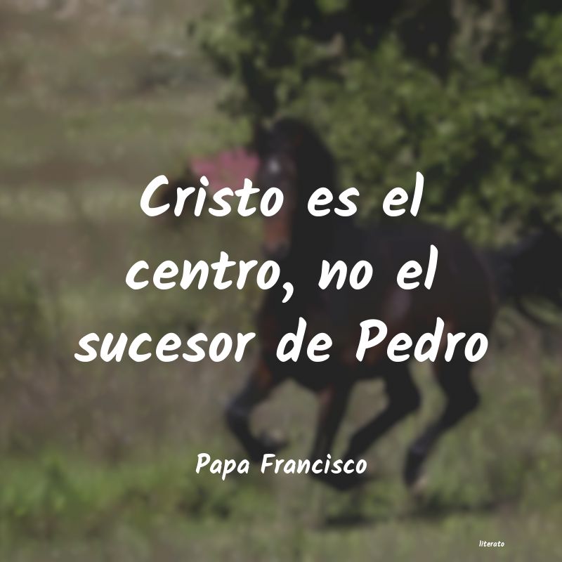 Frases de Papa Francisco