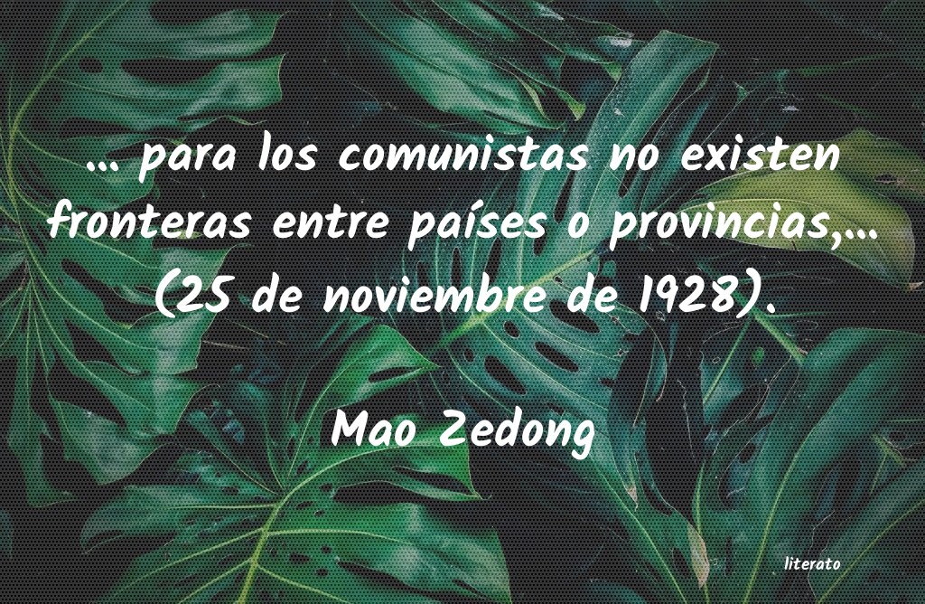 frases de Mao Zedong