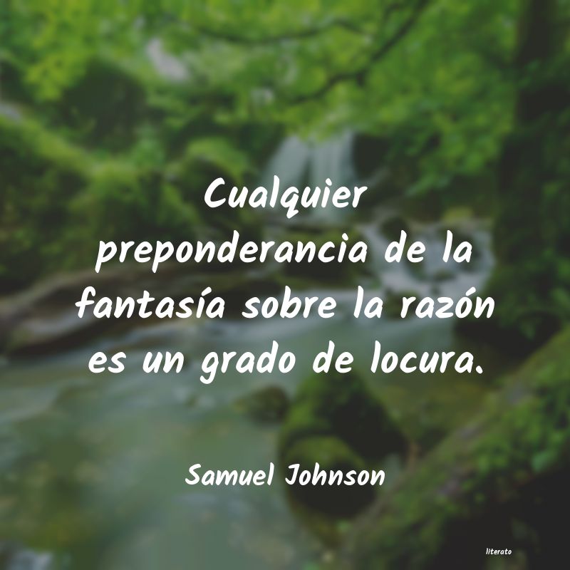 Frases de Samuel Johnson