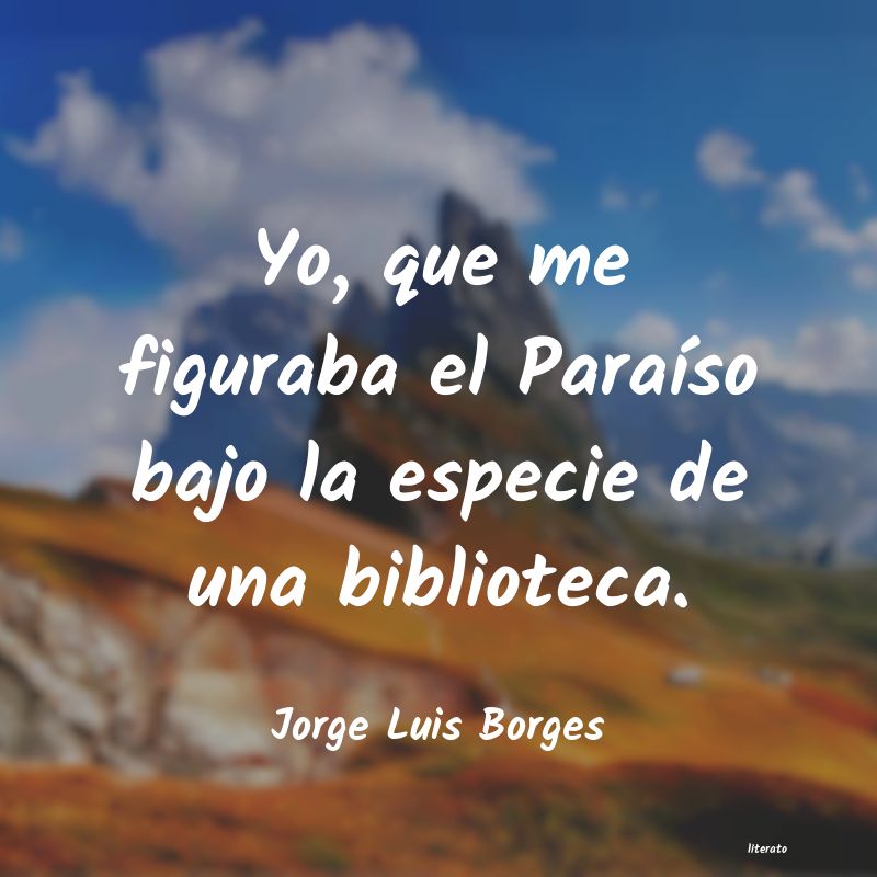 frases de Jorge Luis Borges