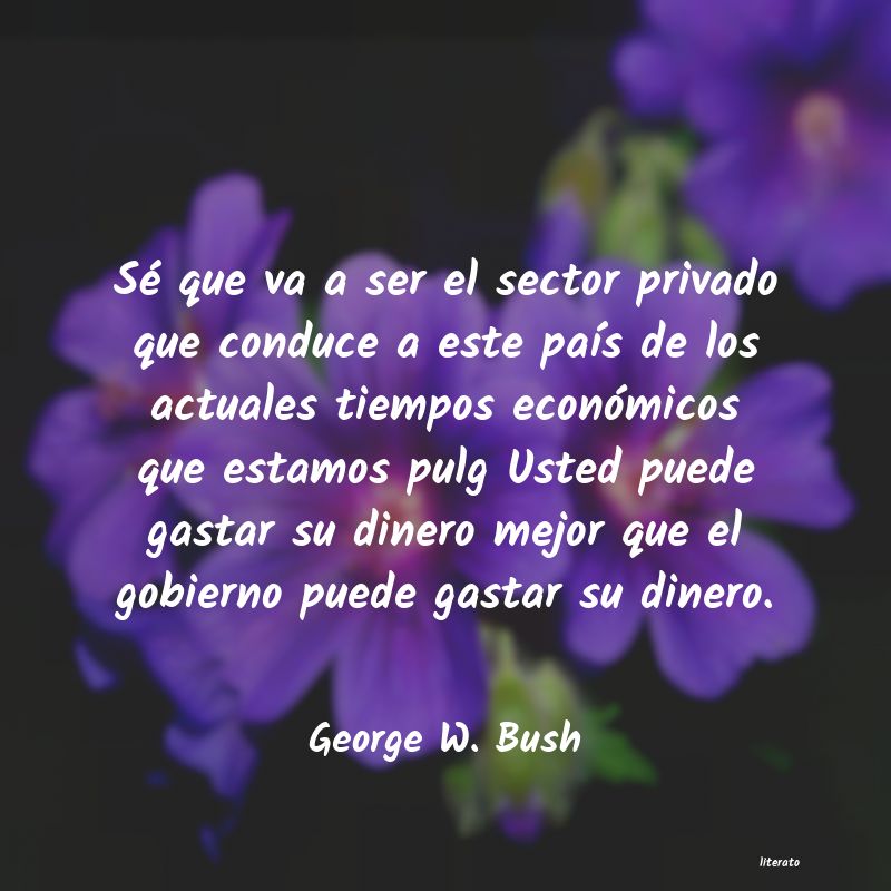 frases de George W. Bush