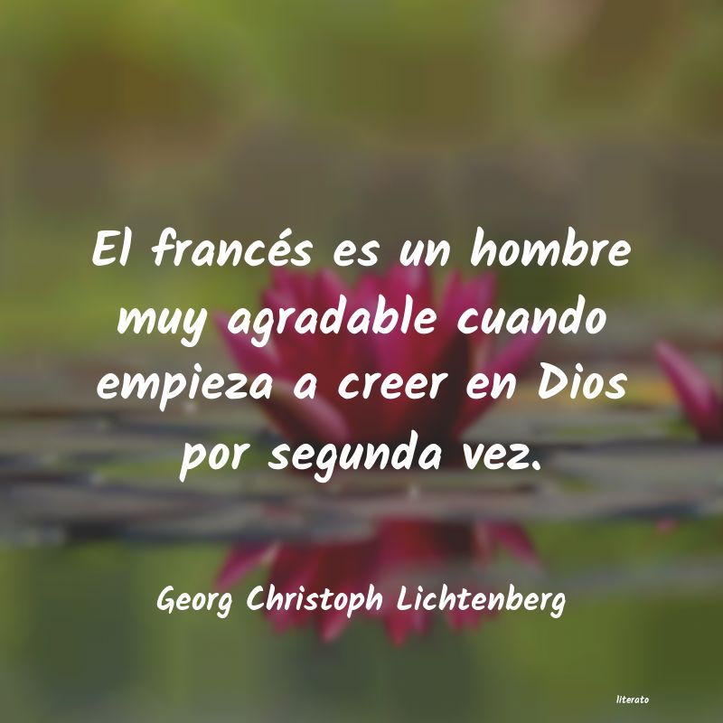 Frases de Georg Christoph Lichtenberg