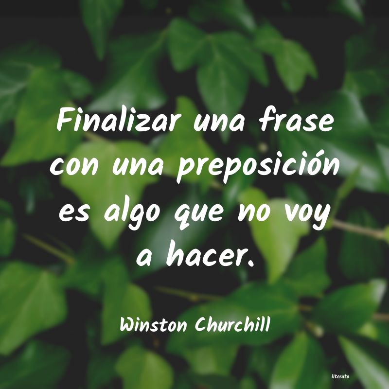 frases de Winston Churchill